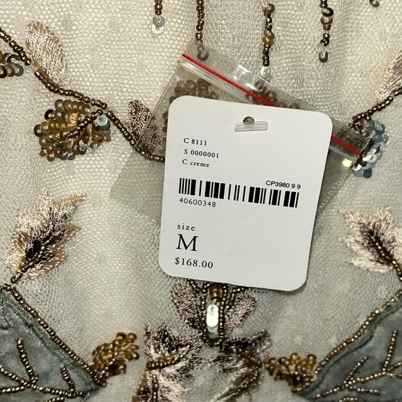 Freepeople Lace Embellished Embroidery Draw String Wrap Top - Picture 4 of 9